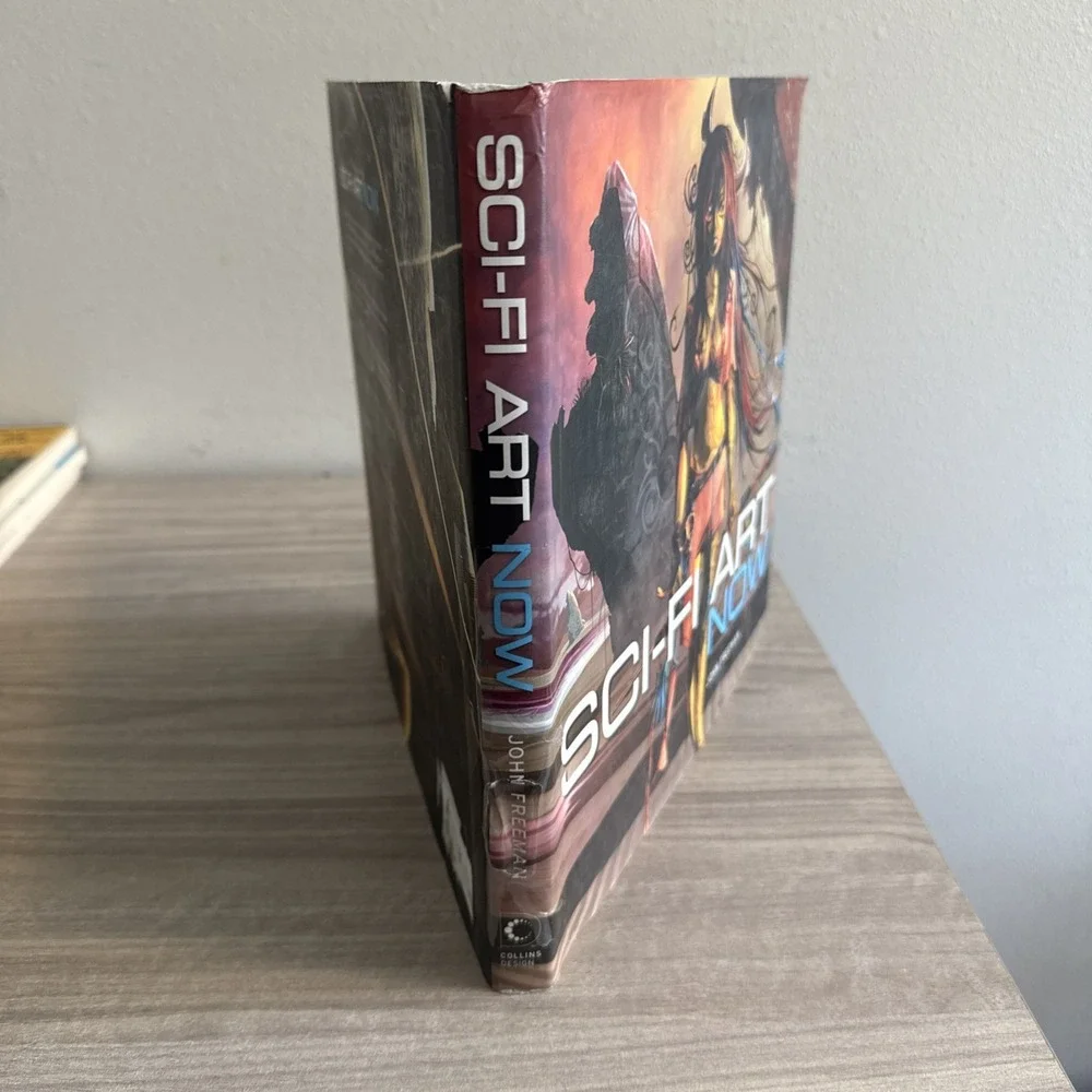 Sci-Fi Art Now Hardcover John Freeman Artist Sketch Drawing Concepts Book Guide